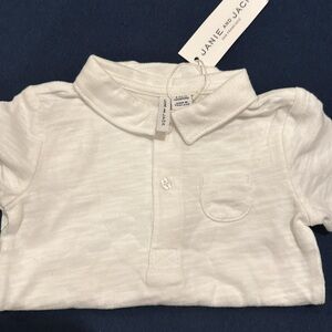 Janie and jack collared polo bodysuit